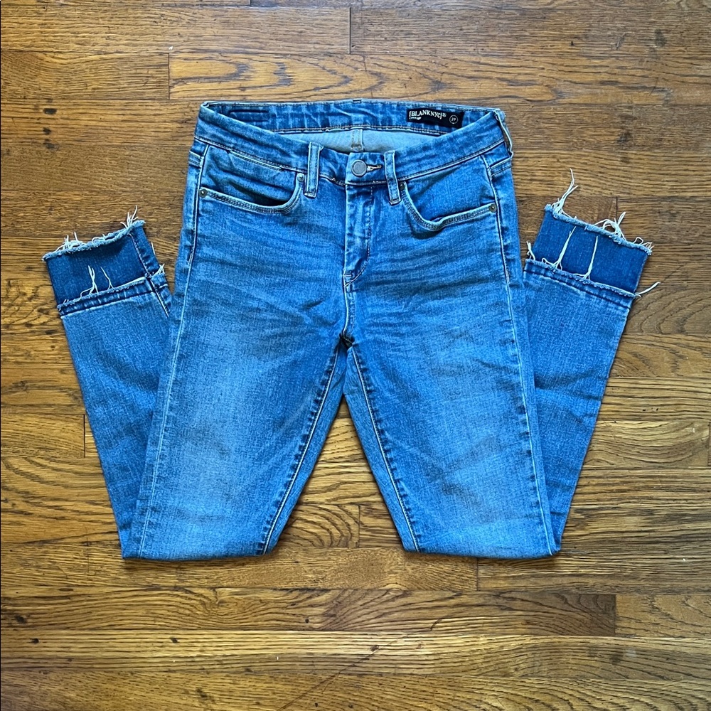 Blank NYC Light Blue Cropped Jeans Size 27 Vintage y2k